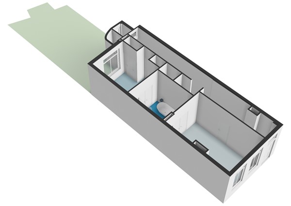 Floorplan - Nieuwe Mare 27, 2312 NL Leiden